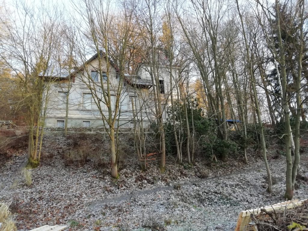 Vila Stein v zimě